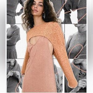 NWOT Free People Mercury Cable Bolero - Women’s Medium